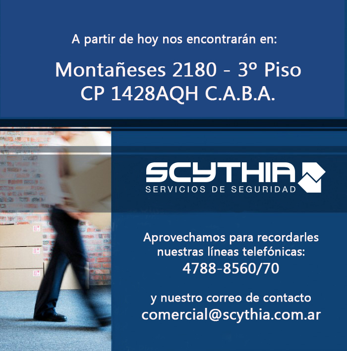 ATENCIÓN! Nuevo domicilio ATENCIÓN! Nuevo domicilio